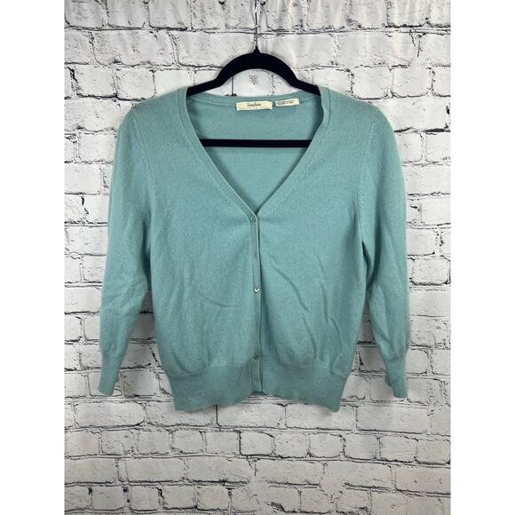Neiman Marcus 100% Cashmere Cardigan Sweater - Picture 1 of 5